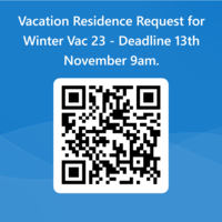 qrcode for vacation residence request for winter vac 23  deadline 13th november 9am 
